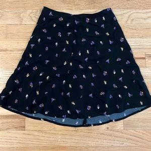 mini floral skirt from h&m